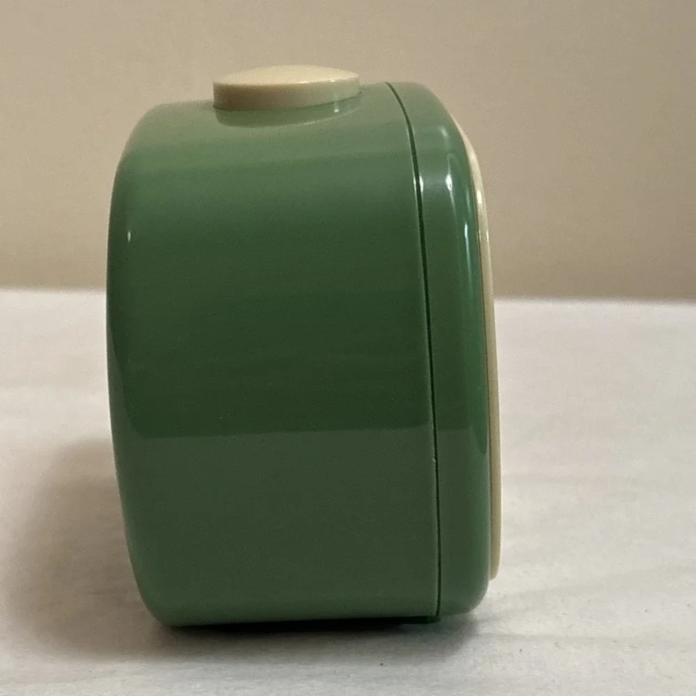 Kikkerland Retro Alarm Clock Vintage Style Green Not Working Display Piece